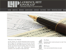 Tablet Screenshot of lhpcpa.com